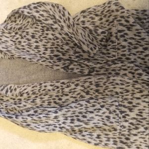 Maurices XXL leopard print coatigan